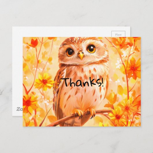 Carte Postale Merci (Devant / Derrière)