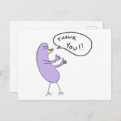 Carte postale Merci!!! (Devant / Derrière)