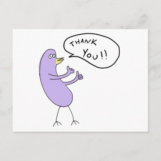 Carte postale Merci!!! (Devant)