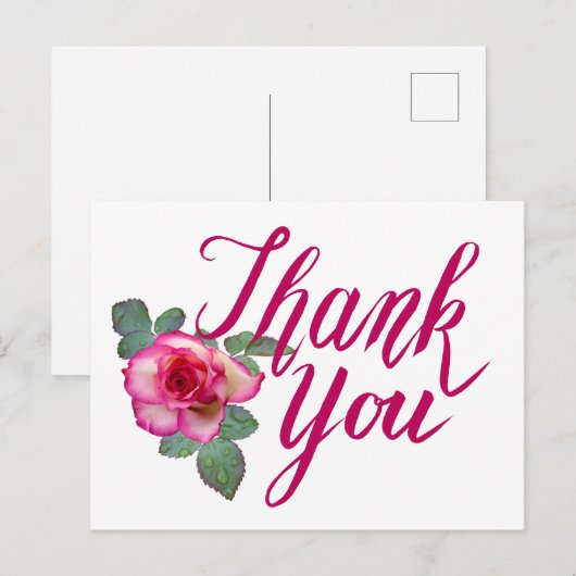 Carte Postale Merci (Devant / Derrière)