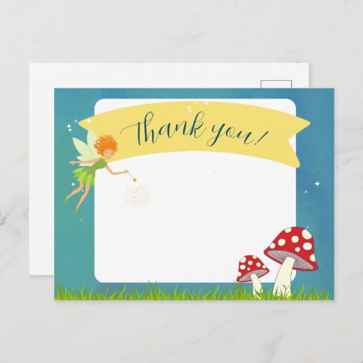 Carte postale Merci (Devant / Derrière)