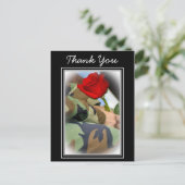 Carte postale Merci (Debout devant)