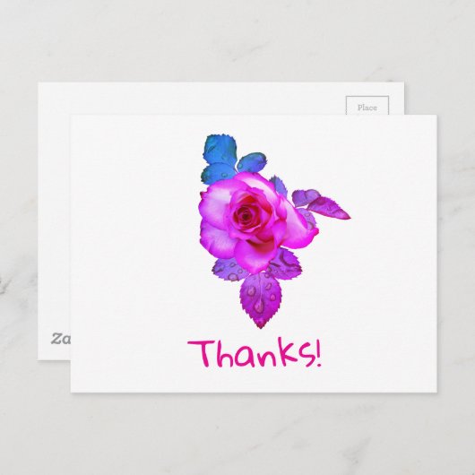 Carte Postale Merci  (Devant / Derrière)