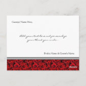 Carte postale Merci (Dos)