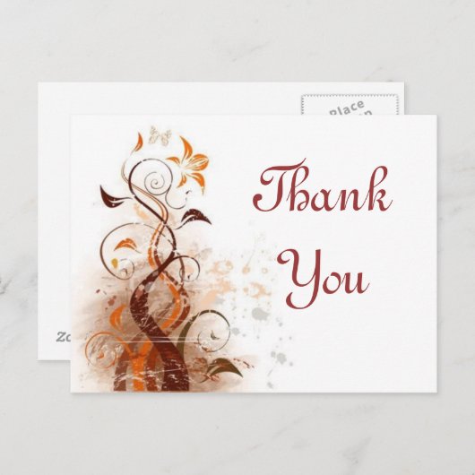 Carte Postale Merci (Devant / Derrière)