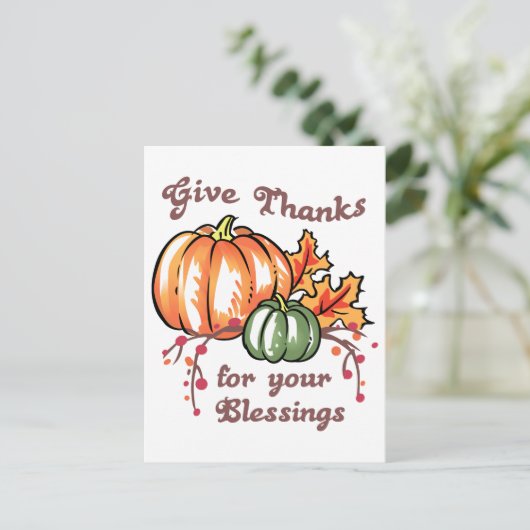 Carte Postale Merci (Debout devant)