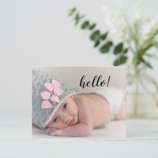 Carte postale Merci (Debout devant)