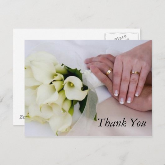 Carte Postale Merci (Devant / Derrière)