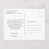 Carte postale Merci (Dos)