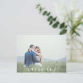 Carte postale Merci (Debout devant)