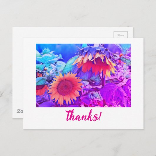 Carte Postale Merci  (Devant / Derrière)