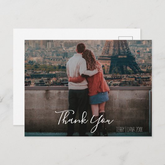 Carte Postale Merci (Devant / Derrière)