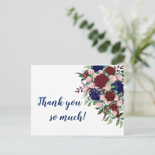 Carte postale Merci (Debout devant)