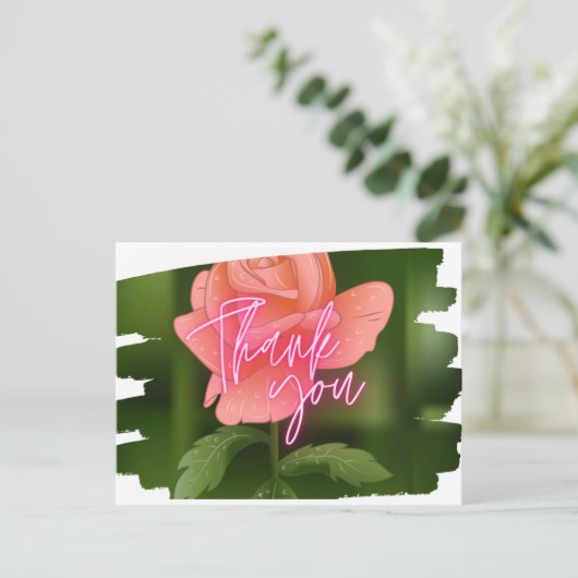 Carte postale Merci (Debout devant)