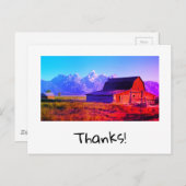 Carte Postale Merci (Devant / Derrière)