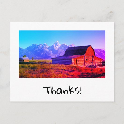 Carte Postale Merci (Devant)