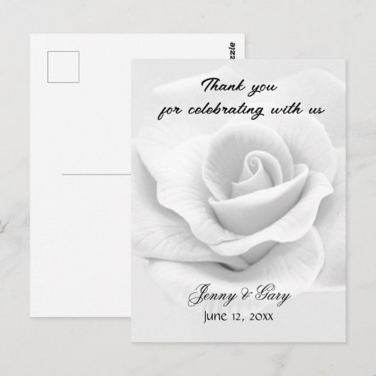 Carte Postale Merci (Devant / Derrière)