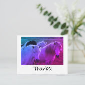 Carte Postale Merci  (Debout devant)