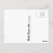 Carte Postale Merci (Dos)