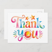 Carte Postale Merci (Devant / Derrière)