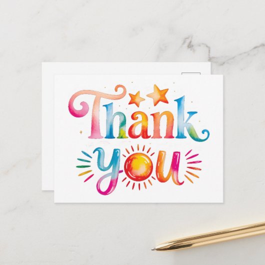 Carte Postale Merci (Devant/Arrière en situation)