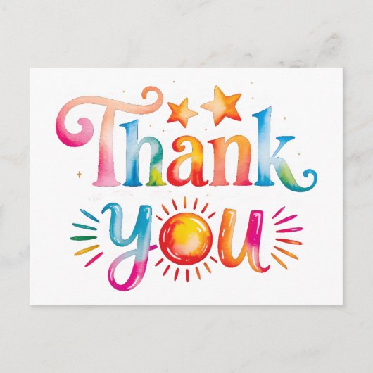 Carte Postale Merci (Devant)