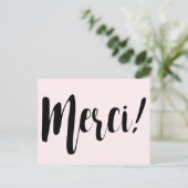 Carte postale Merci (Debout devant)