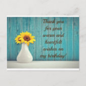 carte postale Merci (Devant)