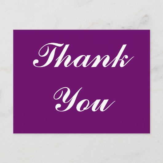 Carte postale Merci (Devant)