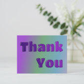 carte postale Merci (Debout devant)