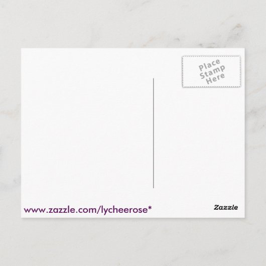 carte postale Merci (Dos)