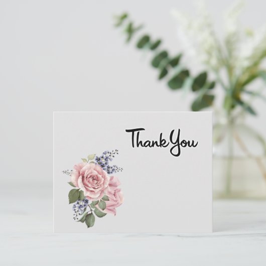 carte postale Merci (Debout devant)