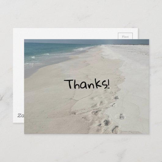 Carte Postale Merci (Devant / Derrière)