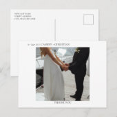 Carte postale Merci (Devant / Derrière)