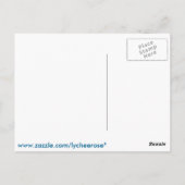 carte postale Merci (Dos)