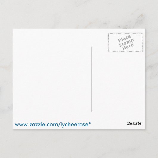 carte postale Merci (Dos)