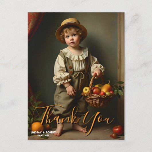 CARTE POSTALE MERCI (Devant)