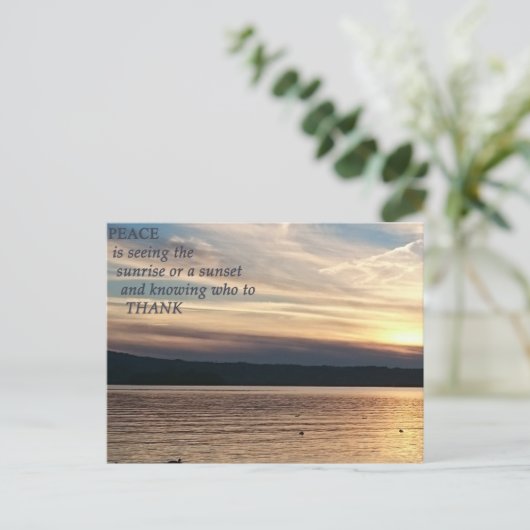 Carte postale Merci (Debout devant)