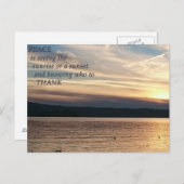 Carte postale Merci (Devant / Derrière)