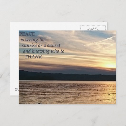 Carte postale Merci (Devant / Derrière)