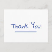 carte postale Merci (Devant)