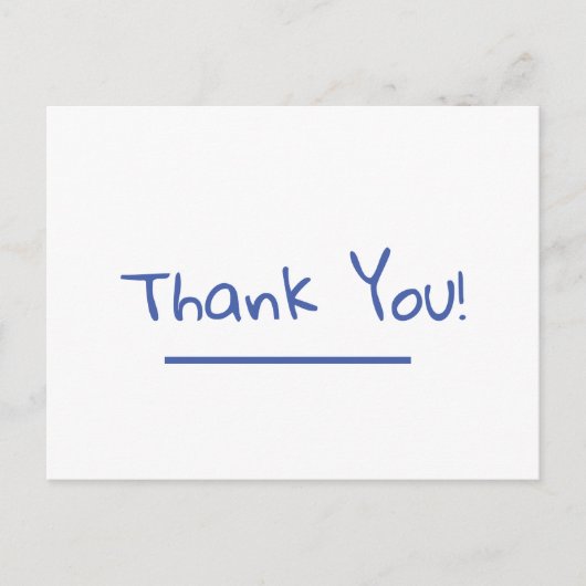 carte postale Merci (Devant)