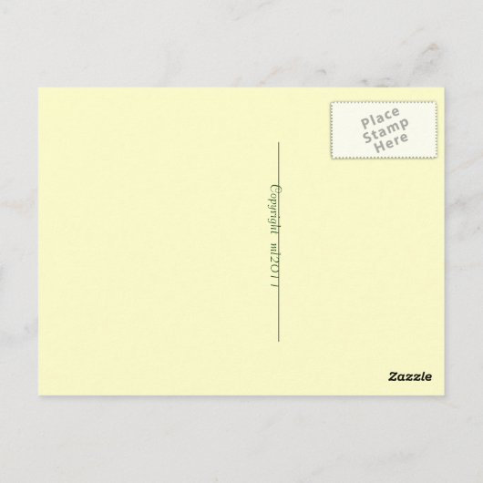 Carte Postale Merci (Dos)