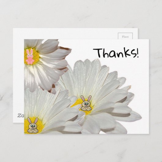 Carte Postale Merci (Devant / Derrière)