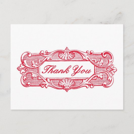 Carte postale Merci (Devant)