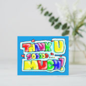 CARTE POSTALE MERCI ! (Debout devant)