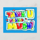 CARTE POSTALE MERCI ! (Devant)