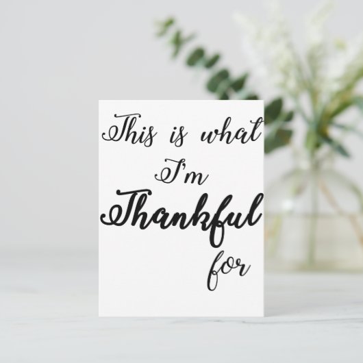 Carte Postale Merci (Debout devant)