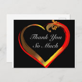 carte postale Merci (Devant / Derrière)