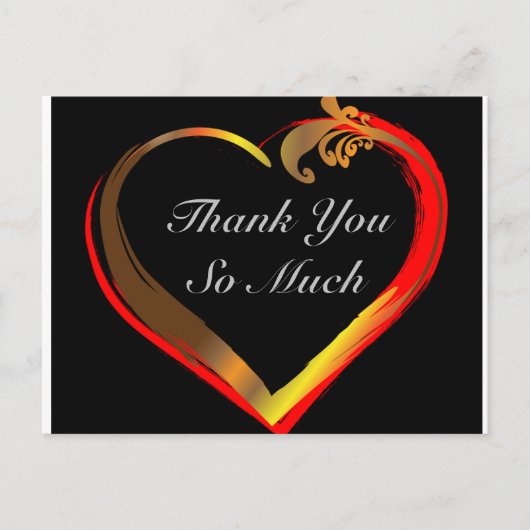 carte postale Merci (Devant)